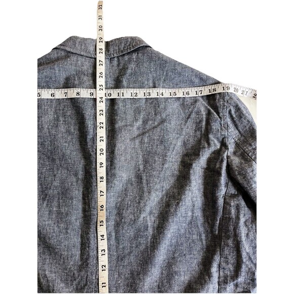 Jack Threads Sport Coat Mens 40R Gray Linen Cotton Blend Working Cuffs - Picture 10 of 11